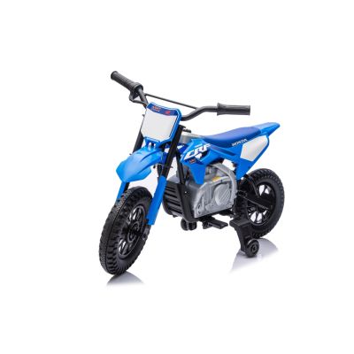 Vaikiškas elektrinis motociklas HONDA CFR450R, Mėlynas