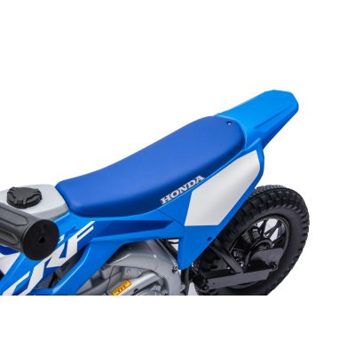 Vaikiškas elektrinis motociklas HONDA CFR450R, Mėlynas