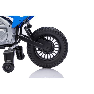 Vaikiškas elektrinis motociklas HONDA CFR450R, Mėlynas