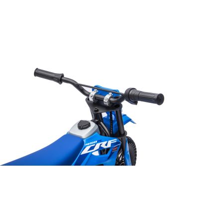 Vaikiškas elektrinis motociklas HONDA CFR450R, Mėlynas