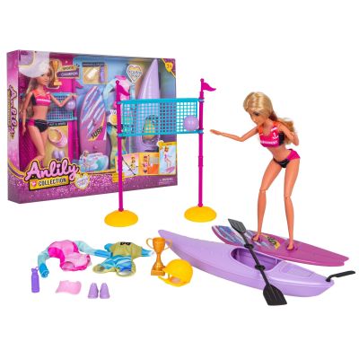 Lėlė su priedais "Atostogos prie jūros"