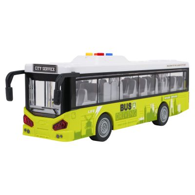 Autobusas su šviesos ir garso funkcija Žalias