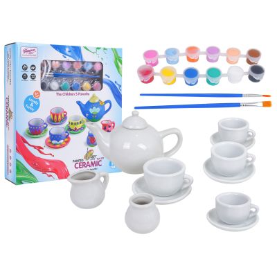 Keramikinių puodelių piešimo rinkinys