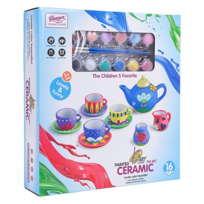 Keramikinių puodelių piešimo rinkinys