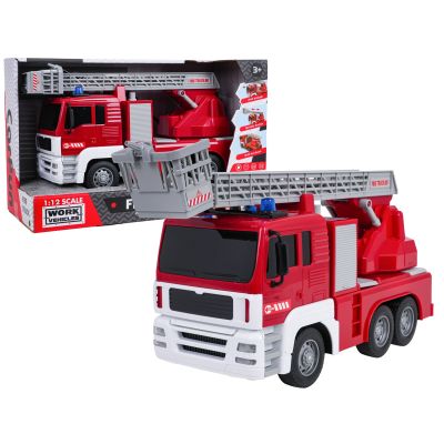 Ugniagesių automobilis su šviesomis ir garsais 1:12