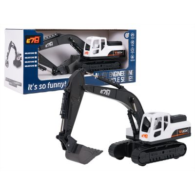 Metalinis ekskavatorius baltas