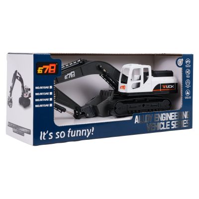 Metalinis ekskavatorius baltas