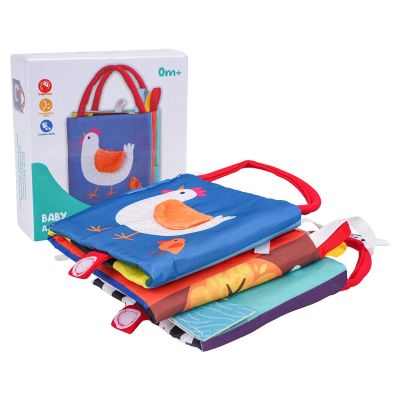 Montessori minkšta sensorinė knygelė