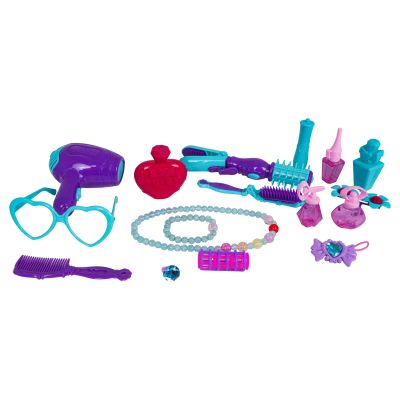 Magiškas princesės kosmetikos stalas violetinės spalvos