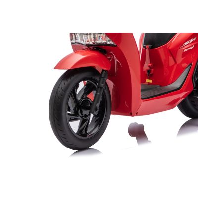 Vaikiškas elektrinis motoroleris HONDA SH125I, Raudonas