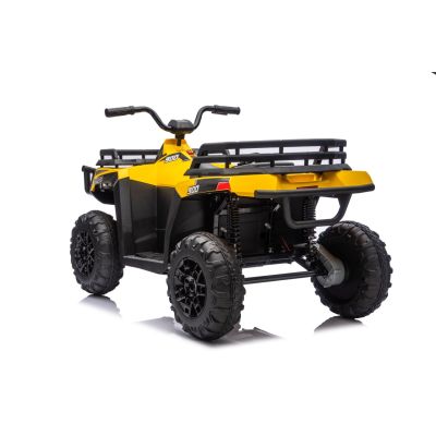 Vaikiškas Elektrinis Keturratis WOLF ATV 4x4 ATV, Geltonas