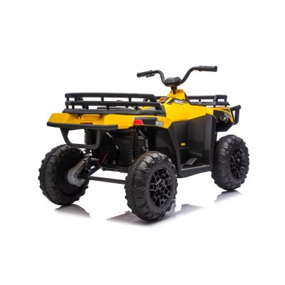 Vaikiškas Elektrinis Keturratis WOLF ATV 4x4 ATV, Geltonas