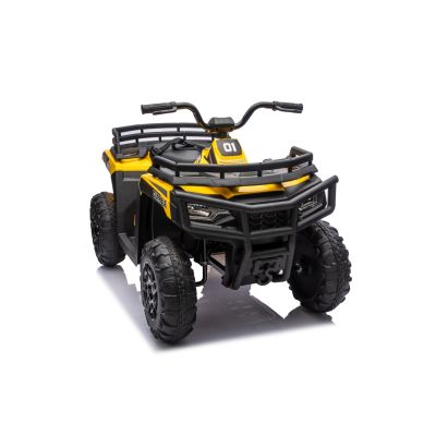 Vaikiškas Elektrinis Keturratis WOLF ATV 4x4 ATV, Geltonas