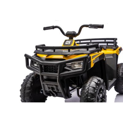 Vaikiškas Elektrinis Keturratis WOLF ATV 4x4 ATV, Geltonas