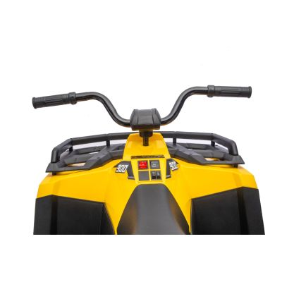 Vaikiškas Elektrinis Keturratis WOLF ATV 4x4 ATV, Geltonas
