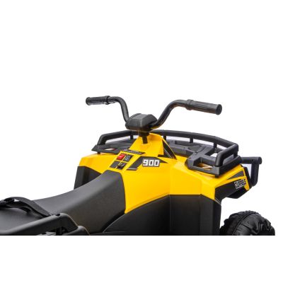 Vaikiškas Elektrinis Keturratis WOLF ATV 4x4 ATV, Geltonas