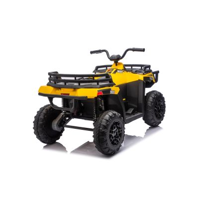 Vaikiškas Elektrinis Keturratis WOLF ATV 4x4 ATV, Geltonas