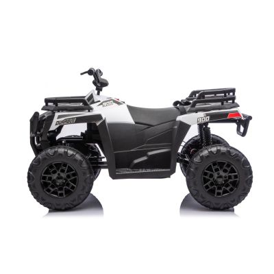 Vaikiškas Elektrinis Keturratis WOLF ATV 4x4 ATV, Baltas