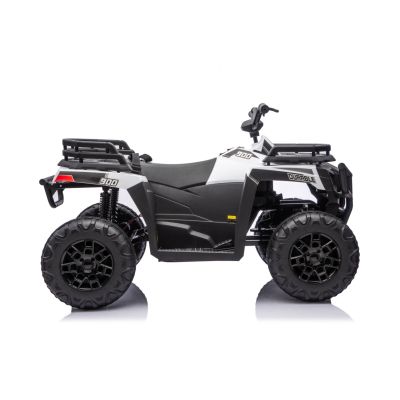 Vaikiškas Elektrinis Keturratis WOLF ATV 4x4 ATV, Baltas