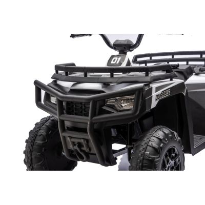 Vaikiškas Elektrinis Keturratis WOLF ATV 4x4 ATV, Baltas