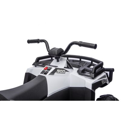 Vaikiškas Elektrinis Keturratis WOLF ATV 4x4 ATV, Baltas