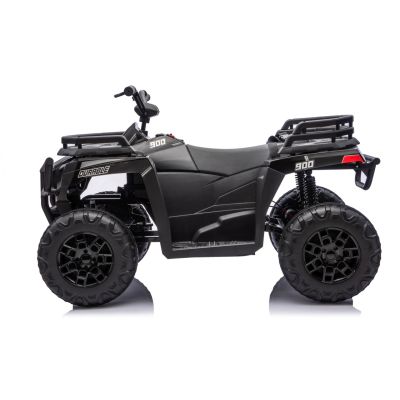 Vaikiškas Elektrinis Keturratis WOLF ATV 4x4 ATV, Juodas