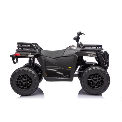 Vaikiškas Elektrinis Keturratis WOLF ATV 4x4 ATV, Juodas