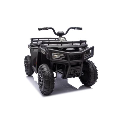 Vaikiškas Elektrinis Keturratis WOLF ATV 4x4 ATV, Juodas