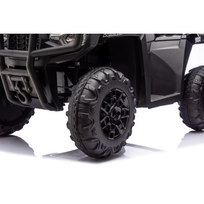 Vaikiškas Elektrinis Keturratis WOLF ATV 4x4 ATV, Juodas