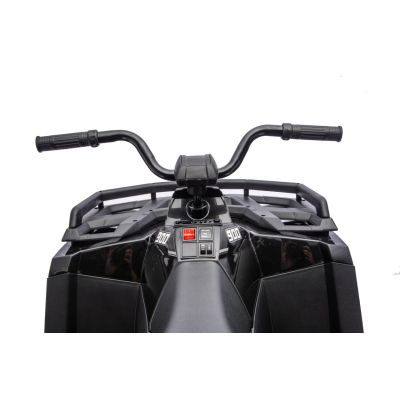 Vaikiškas Elektrinis Keturratis WOLF ATV 4x4 ATV, Juodas