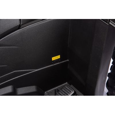 Vaikiškas Elektrinis Keturratis WOLF ATV 4x4 ATV, Juodas