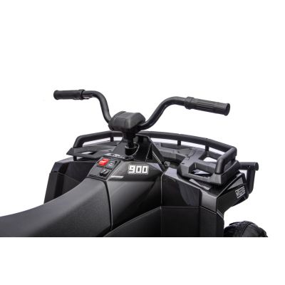 Vaikiškas Elektrinis Keturratis WOLF ATV 4x4 ATV, Juodas