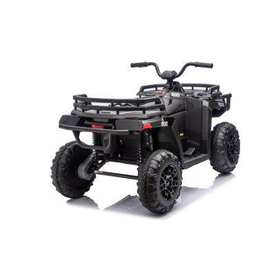 Vaikiškas Elektrinis Keturratis WOLF ATV 4x4 ATV, Juodas