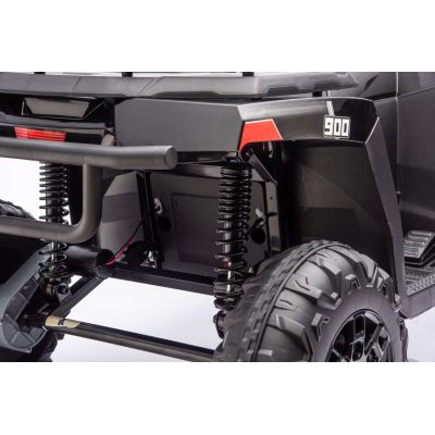 Vaikiškas Elektrinis Keturratis WOLF ATV 4x4 ATV, Juodas