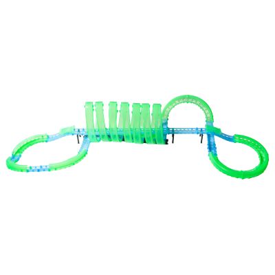 Tamsoje šviečianti lenktynių trasa 85vnt.