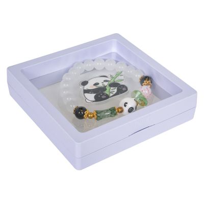 Panda balta apyrankė papuošalų rinkinys