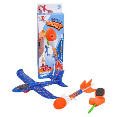 Blue 2in1 Plane Set with Launcher