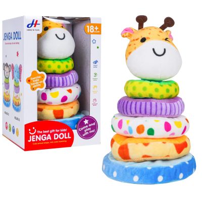 Minkšta piramidė žirafa