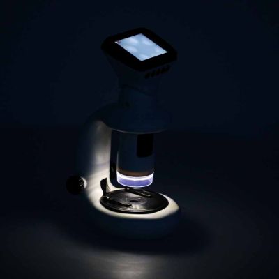 Skaitmeninis elektroninis mikroskopas wifi USB ekranas LCD 200x 1000x priedai