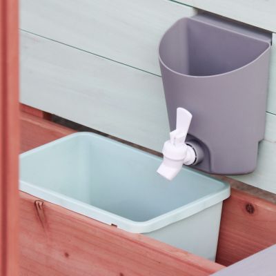 LULILO Sablo medinė smėlio dėžė su besisukančiu stogu