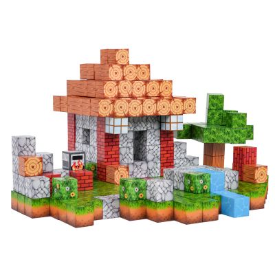 Magnetinių kubelių, kaladėlių rinkinys, 312 vnt.