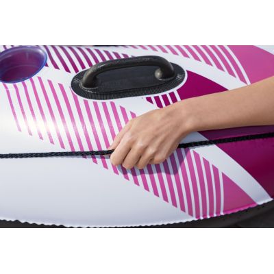 RAPID RIDER Plaukimo žiedas rožinis 135cm "Bestway