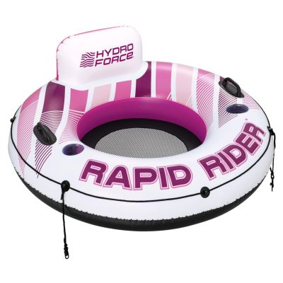 RAPID RIDER Plaukimo žiedas rožinis 135cm "Bestway