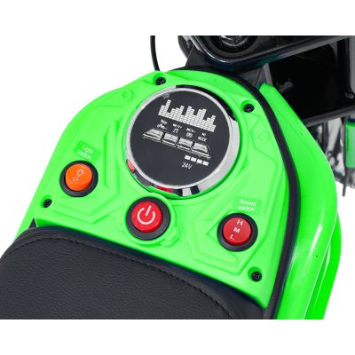 Vaikiškas elektrinis motociklas RZ56 MAX, Žalias