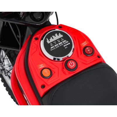 Vaikiškas elektrinis motociklas RZ56 MAX, Raudonas