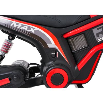 Vaikiškas elektrinis motociklas RZ56 MAX, Raudonas