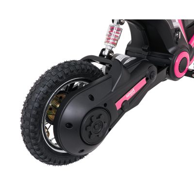 Vaikiškas elektrinis motociklas RZ56 MAX, Rožinis