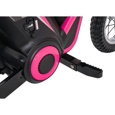 Vaikiškas elektrinis motociklas RZ56 MAX, Rožinis