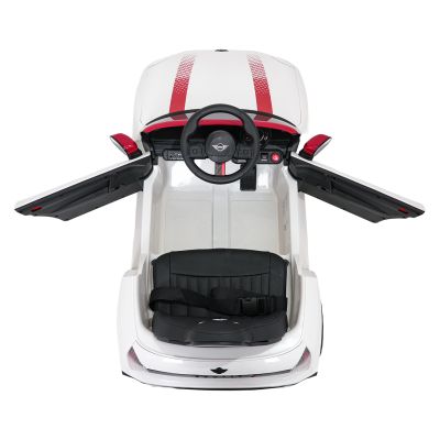 Vaikiškas Elektromobilis Mini Cooper, Baltas