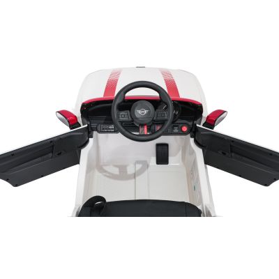 Vaikiškas Elektromobilis Mini Cooper, Baltas